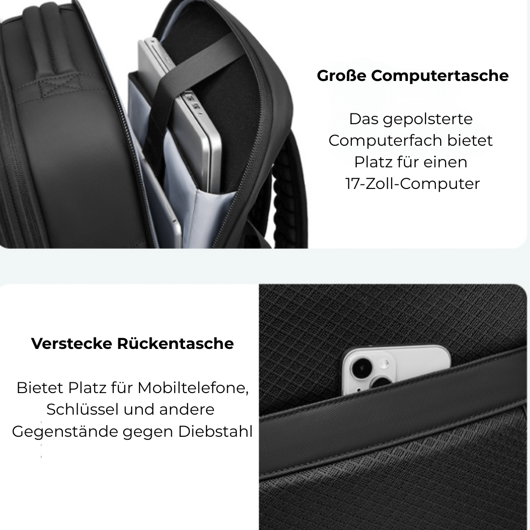 VACARO - Innovativer Reiserucksack für maximalen Platz