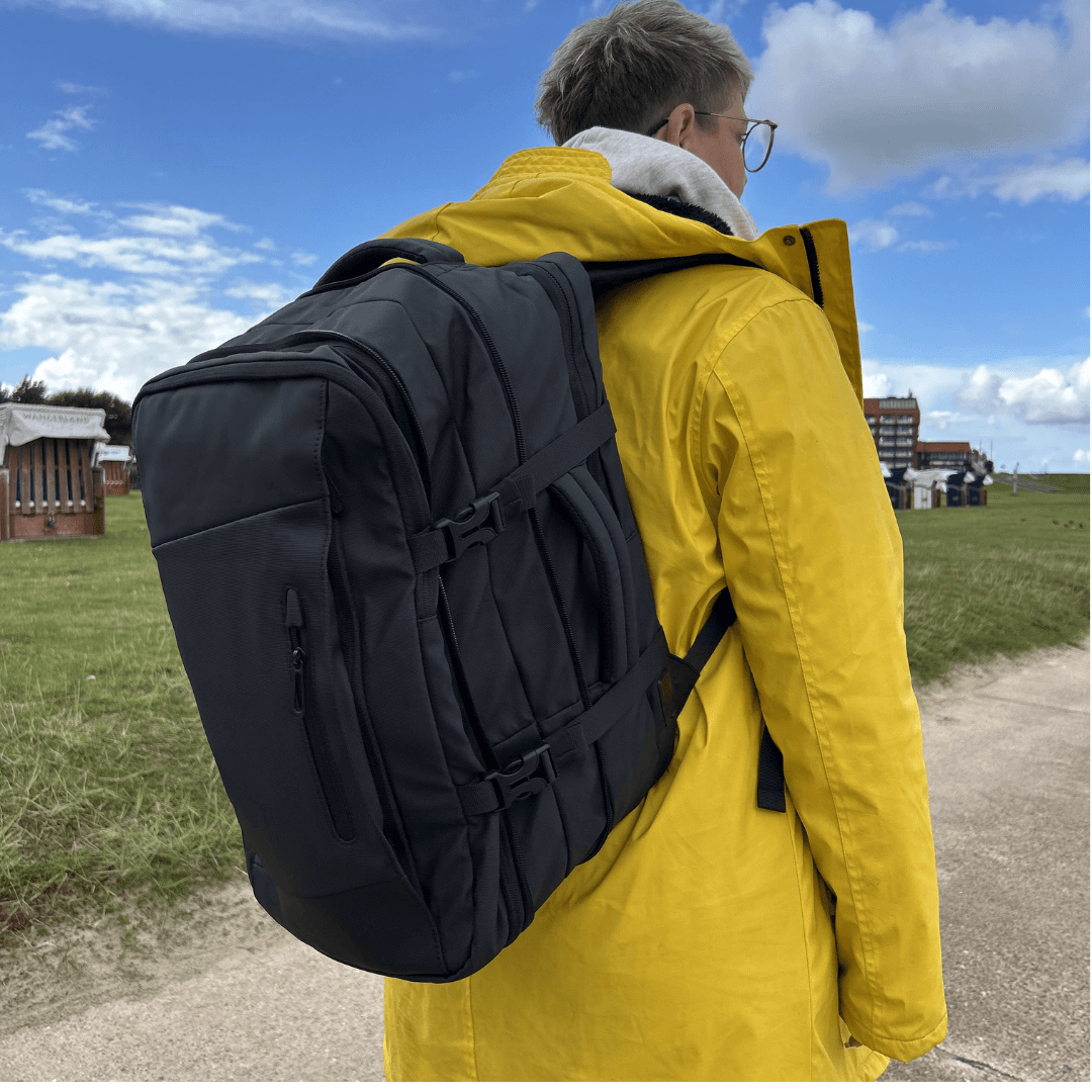 VACARO - Innovativer Reiserucksack für maximalen Platz