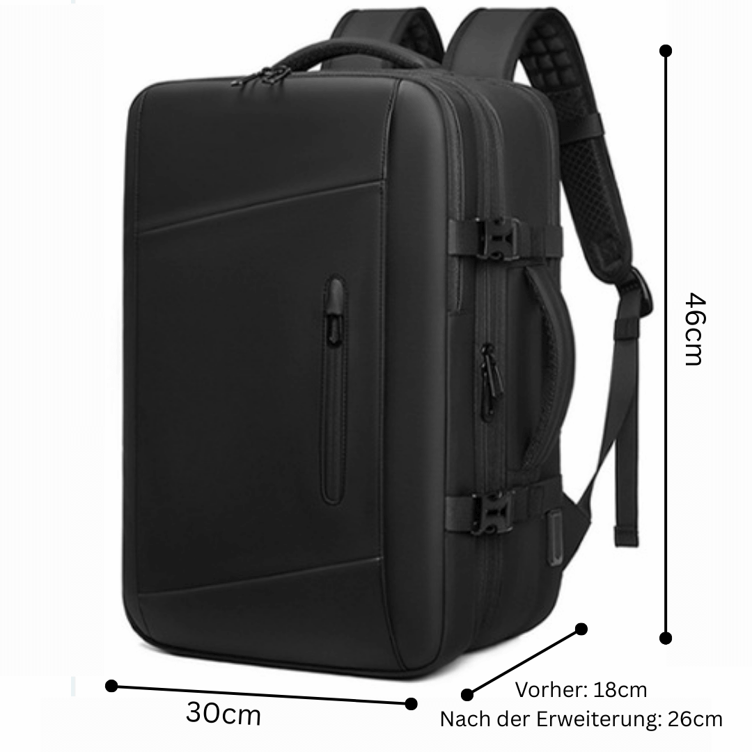VACARO - Innovativer Reiserucksack für maximalen Platz