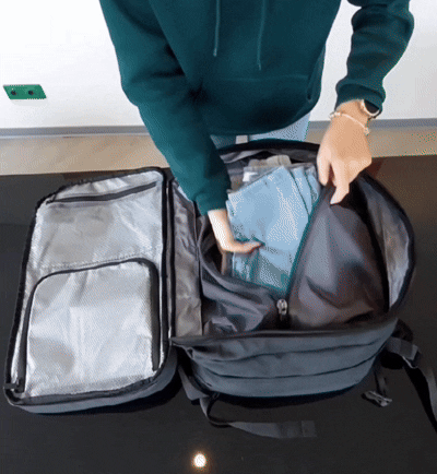 VACARO - Der Rucksack mit integrierter Vakuumtechnologie